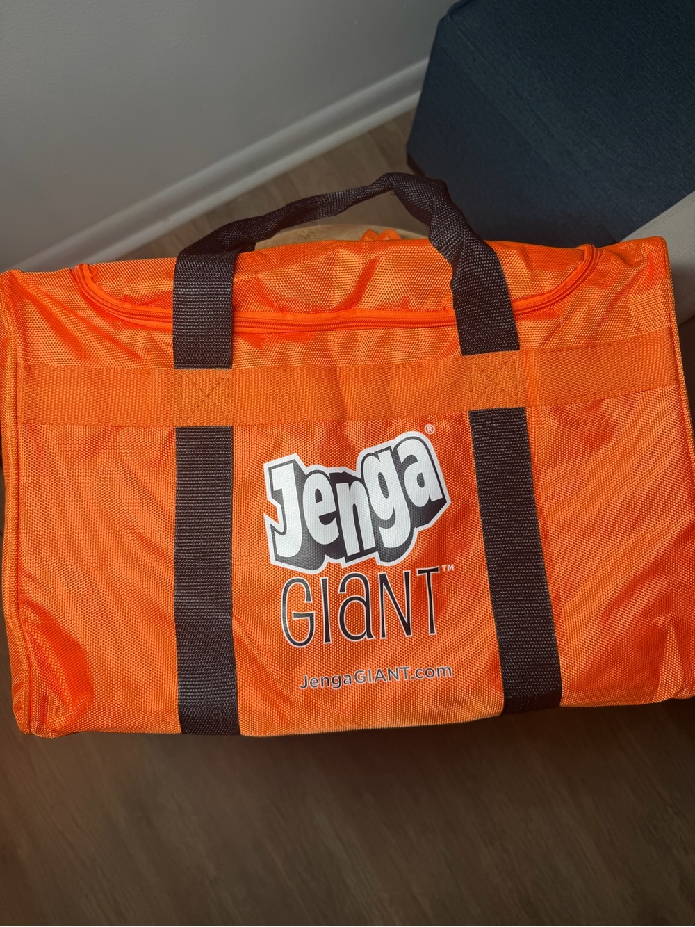 Jenga GIANT JS7 Hardwood 5+ Ft Oversized Stacking Game w/ Carry Bag – New